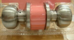 CERRADURA CON LLAVE SATIN NICKEL