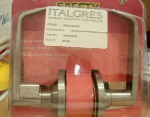 CERRADURA PRIVACIDAD SATIN NICKEL