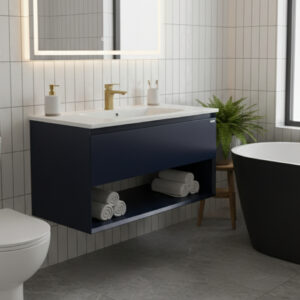 MUEBLE DE BANO MATT BLUE 100CM