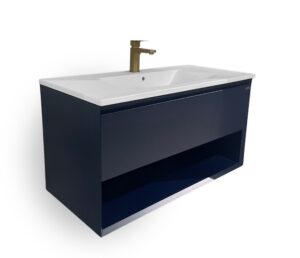 MUEBLE DE BANO MATT BLUE 100CM