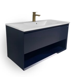 MUEBLE DE BANO MATT BLUE 100CM