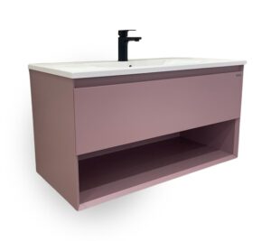 MUEBLE DE BANO MATT PINK 100CM