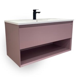 MUEBLE DE BANO MATT PINK 100CM