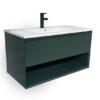 MUEBLE DE BANO DARK GREEN 100CM
