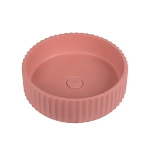 CONCRETE BASIN ROUND COLOR FD35 ORANGE OLD