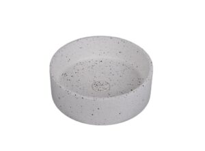 CONCRETE BASIN COLOR E3 TERRAZO WHITE DARK