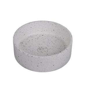 CONCRETE BASIN COLOR E3 TERRAZO WHITE DARK