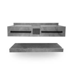 MUEBLE ROCK STONE PACIFIC GREY POLISHED 120CM