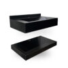 MUEBLE ROCK STONE BLACK MAT 80CM