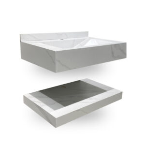 MUEBLE ROCK STONE CALCATTA IMPERIALE MAT 80CM