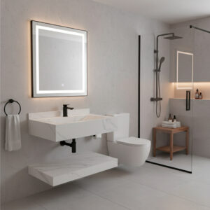 MUEBLE ROCK STONE CALCATTA IMPERIALE MAT 80CM