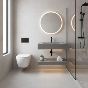 MUEBLE ROCK STONE PIETRA GREY MAT 80CM