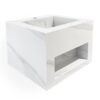 MUEBLE ROCK STONE CARRARA WHITE MAT 60CM