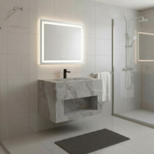 MUEBLE ROCK STONE PACIFIC GREY POLISHED 60CM