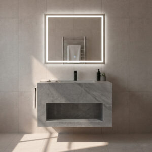 MUEBLE ROCK STONE APOLO GREY POLISHED 60CM