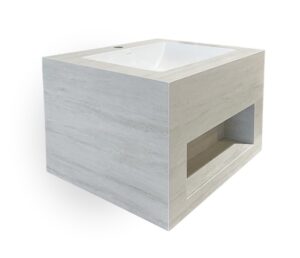 MUEBLE ROCK STONE TRAVERTINO MATE 60CM