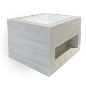 MUEBLE ROCK STONE TRAVERTINO MATE 60CM