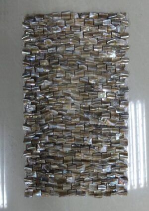 RIVER SHELL MOSAIC ON MESH BACK 300X300MM