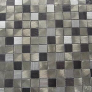MOSAIQUILLO METALICO DORADO GRIS 30X30CM