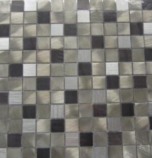 MOSAIQUILLO METALICO DORADO GRIS 30X30CM