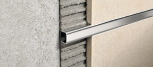 PERFIL DECORATIVO EN ACERO PULIDO 20X10mm