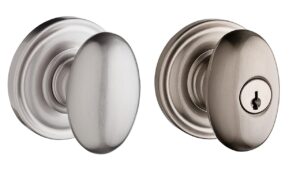 KNOBS PASSAGE ELLIPSE SATIN NICKEL