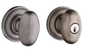 KNOBS PASSAGE ELLIPSE MATTE ANTIQUE NICKEL