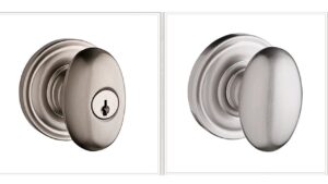 KNOBS PRIVACY ELLIPSE SATIN NICKEL