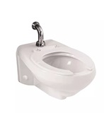 INODORO ARGOS DE COLGAR A LA PARED CON FLUXOMETRO Y ASIENTO DE ARO ABIERTO