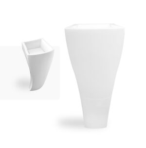 LAVAMANO DE PEDESTAL WAVE 400X400X880