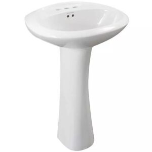 LAVAMANOS OLYMPUS O2 CON PERFORACION PARA GRIFERIA DE 4"