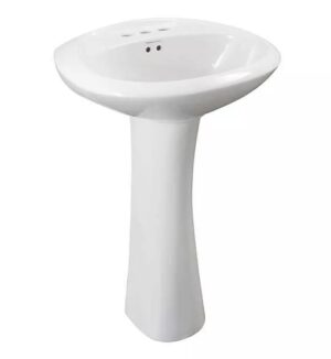 LAVAMANOS OLYMPUS O2 CON PERFORACION PARA GRIFERIA DE 4"