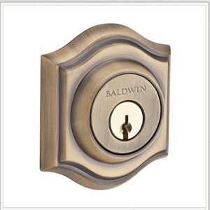 TRADITIONAL ARCH DEADBOLT MATTE BRASS & BLACK