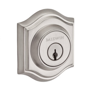 TRADITIONAL ARCH DEADBOLT SATIN NICKEL