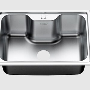 FREGADOR SENCILLO DE UN HUECO 620X430X210/SS3040.8