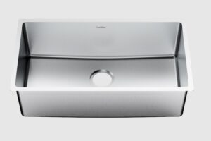 FREGADOR DE UN HUECO 760/440/200 SS304 1.0