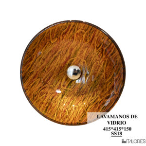 LAVAMANOS DE VIDRIO 415*415*150