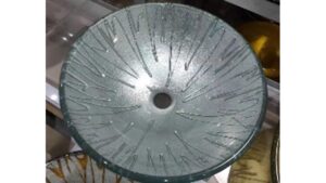 LAVAMANOS DE VIDRIO CRYSTAL GLASS 420*420*145