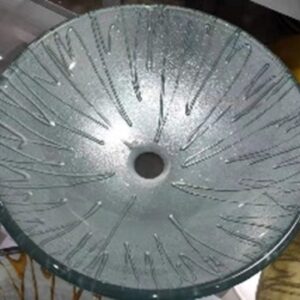 LAVAMANOS DE VIDRIO CRYSTAL GLASS 420*420*145