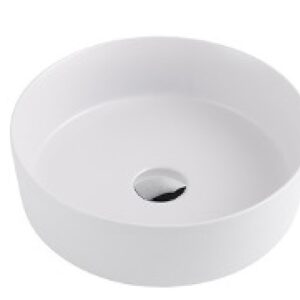 LAVAMANOS REDONDO DE SOBRE PONER WHITE MATT