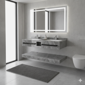 ROCK STONE TUNDRA GREY POLISHED 120CM