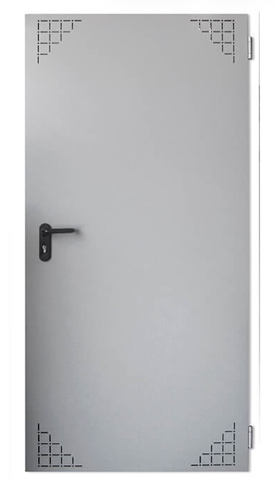 Puerta Metalica Lisa Multi Reversible Pre Coated 990×2150 S/ventilacion