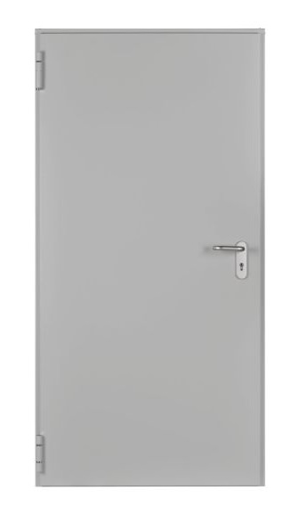 Puerta Metalica E120 Normal Handle Izq Gris 1.00×2.15m