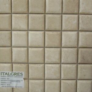 MOSAICO MARMOL 5X5 CUSHION CREMINO 5X5