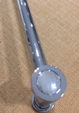 TOALLERO 24.4" MOONLIGHT ROUND CROMO CRISTAL BLANCO