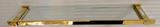 REPISA SQUARE MOON LGHT ORO CRISTAL BLANCO 22.1"
