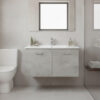 MUEBLE 90X45X52 W/2 DOORS +TECNOPLAN 959 BETON