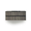 MUEBLE WILD COLLECTION COL.935 ROVERE TITANIO 100x45x40 GLASS TOP