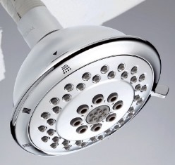 CABEZA DE DUCHA BOOST 4" CON 56 JETS CROMADO