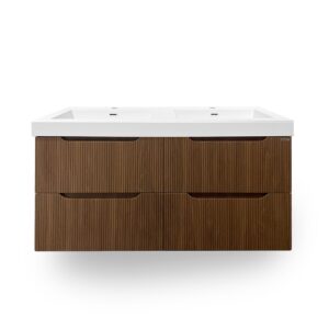 MUEBLE DE BANO DOBLE WALNUT 120CM